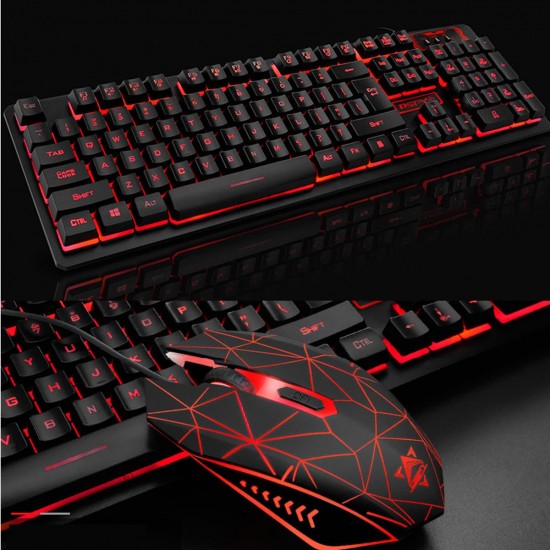 104 Keys Gaming Keyboard Waterproof design USB Wired Multimedia RGB Backlit and LED Gaming Headphone and 3200DPI LED Gaming Mouse Sets with Mouse Pad 104 Keys Gaming Keyboard Waterproof design USB Wired Multimedia RGB Backlit and LED Gaming Headphone and 3200DPI LED Gaming Mouse Sets with Mouse Pad
