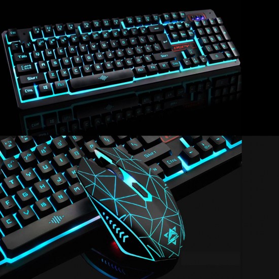 104 Keys Gaming Keyboard Waterproof design USB Wired Multimedia RGB Backlit and LED Gaming Headphone and 3200DPI LED Gaming Mouse Sets with Mouse Pad 104 Keys Gaming Keyboard Waterproof design USB Wired Multimedia RGB Backlit and LED Gaming Headphone and 3200DPI LED Gaming Mouse Sets with Mouse Pad