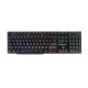 104 Keys USB Wired Colorful LED Orange Backlight Russian Language Luminous Mechanical Keyboard