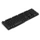 104 Keys USB Wired Colorful LED Orange Backlight Russian Language Luminous Mechanical Keyboard