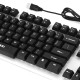 104 Keys USB Wired Gaming Keyboard 1000dpi Mouse Set Suspended Backlight External Game Keyboard with Mouse Pad for PC Computer Laptop