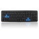 104 Keys Ultrathin Wired Waterproof Plug Keyboard for PC Game Office