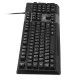 104 Keys Wired 3 Color Backlight 12 Multimedia Function Buttons Keyboard for Gaming Office