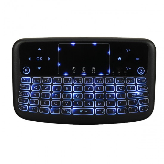 2.4G Wireless Keyboard Rechargeable Mini Touchpad 7 Colors Backlit Home Office Smart Keyboard for Android Smart TV PC PS3 2.4G Wireless Keyboard Rechargeable Mini Touchpad 7 Colors Backlit Home Office Smart Keyboard for Android Smart TV PC PS3