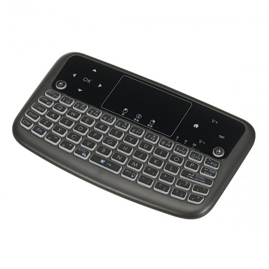 2.4G Wireless Keyboard Rechargeable Mini Touchpad 7 Colors Backlit Home Office Smart Keyboard for Android Smart TV PC PS3 2.4G Wireless Keyboard Rechargeable Mini Touchpad 7 Colors Backlit Home Office Smart Keyboard for Android Smart TV PC PS3