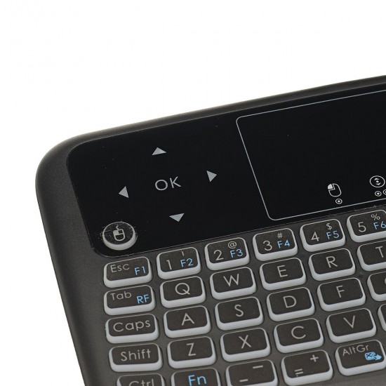 2.4G Wireless Keyboard Rechargeable Mini Touchpad 7 Colors Backlit Home Office Smart Keyboard for Android Smart TV PC PS3 2.4G Wireless Keyboard Rechargeable Mini Touchpad 7 Colors Backlit Home Office Smart Keyboard for Android Smart TV PC PS3