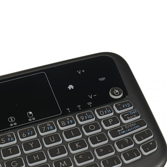 2.4G Wireless Keyboard Rechargeable Mini Touchpad 7 Colors Backlit Home Office Smart Keyboard for Android Smart TV PC PS3 2.4G Wireless Keyboard Rechargeable Mini Touchpad 7 Colors Backlit Home Office Smart Keyboard for Android Smart TV PC PS3