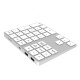 34 Keys bluetooth External USB 3.0 HUB Function Aluminum Alloy keyboard For Laptops Computers 34 Keys bluetooth External USB 3.0 HUB Function Aluminum Alloy keyboard For Laptops Computers