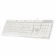 A879W Wired 3-color Adjustable Backlit Gaming Keyboard White