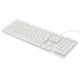 A879W Wired 3-color Adjustable Backlit Gaming Keyboard White