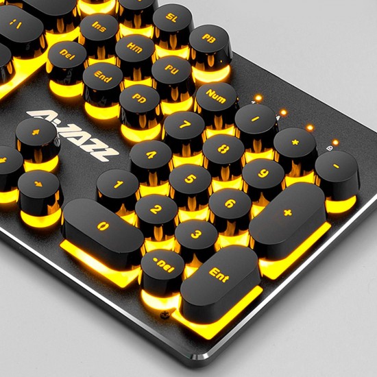 104 Keys Multi-Version Colorful Backlit Mute USB wired Gaming Keyboard