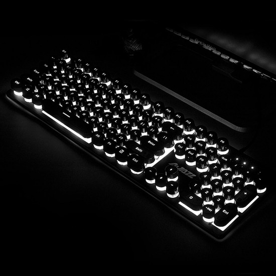 104 Keys Multi-Version Colorful Backlit Mute USB wired Gaming Keyboard