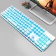 104 Keys Multi-Version Colorful Backlit Mute USB wired Gaming Keyboard