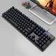 104 Keys Multi-Version Colorful Backlit Mute USB wired Gaming Keyboard