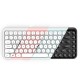 308i bluetooth 3.0 Wireless Gaming Office Keyboard 84 Keys Classic Round Keys