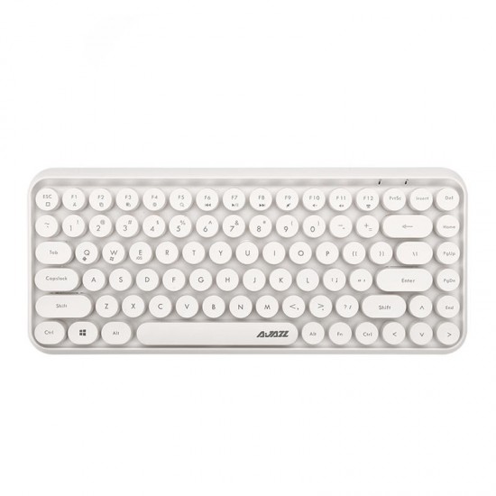 308i bluetooth 3.0 Wireless Gaming Office Keyboard 84 Keys Classic Round Keys