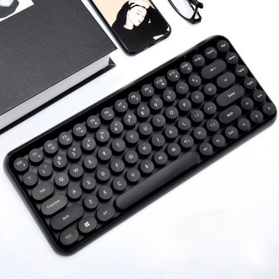 308i bluetooth 3.0 Wireless Gaming Office Keyboard 84 Keys Classic Round Keys 308i bluetooth 3.0 Wireless Gaming Office Keyboard 84 Keys Classic Round Keys