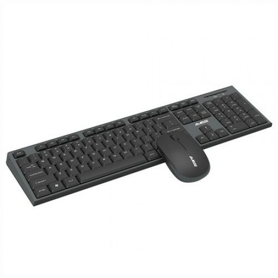 A2080i 2.4Hz Wireless Mute Waterproof Portable Keyboard and Mouse Set for Laptop PC