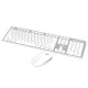 A2080i 2.4Hz Wireless Mute Waterproof Portable Keyboard and Mouse Set for Laptop PC