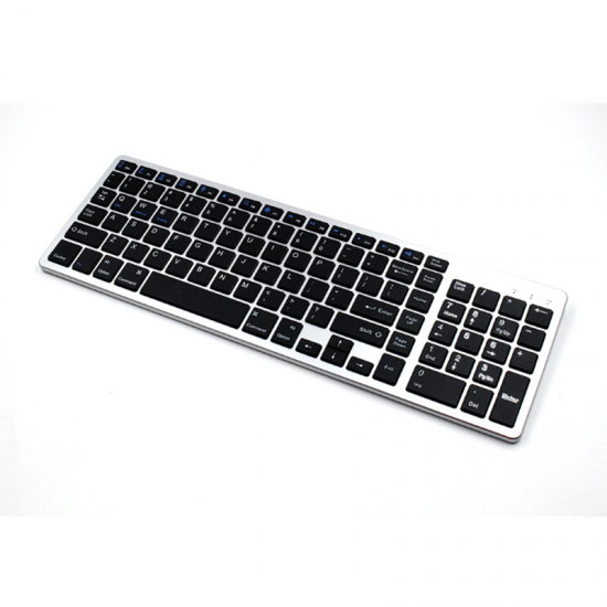 BK348 102 Keys Ultra Thin bluetooth Wireless Keyboard For Win/IOS/Android/Mac System
