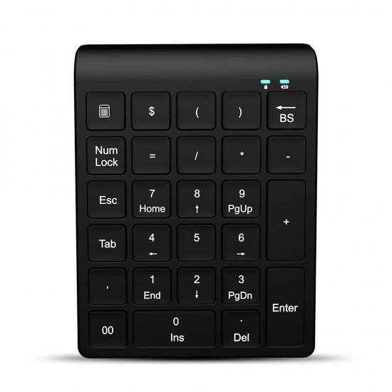 BT027 27 Keys bluetooth Wireless Mini Numeric keyboard For Laptops Desktop Computers