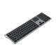 WXJP-A 2.4GHz Wireless Keyboard 109 Keys Silent X-Structure Button Keyboard with USB Receiver for PC Computer