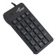 DS-9816 23 Keys Wired Numeric Keypad USB Mini Number Keyboard for Office Bank Stock