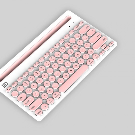 FD IK3381 Wireless bluetooth Keyboard 78 Keys Multi-devices Connection Office Keyboard iPads Tablet Phone Stand Holder FD IK3381 Wireless bluetooth Keyboard 78 Keys Multi-devices Connection Office Keyboard iPads Tablet Phone Stand Holder