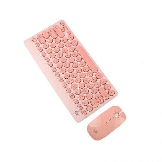 FD IK6620 2.4GHz Wireless Silent Keyboard & Mouse Set 79 Keys Keyboard 1500DPI Wireless Mouse with USB Receiver FD IK6620 2.4GHz Wireless Silent Keyboard & Mouse Set 79 Keys Keyboard 1500DPI Wireless Mouse with USB Receiver
