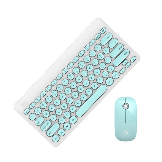 FD IK6620 2.4GHz Wireless Silent Keyboard & Mouse Set 79 Keys Keyboard 1500DPI Wireless Mouse with USB Receiver FD IK6620 2.4GHz Wireless Silent Keyboard & Mouse Set 79 Keys Keyboard 1500DPI Wireless Mouse with USB Receiver