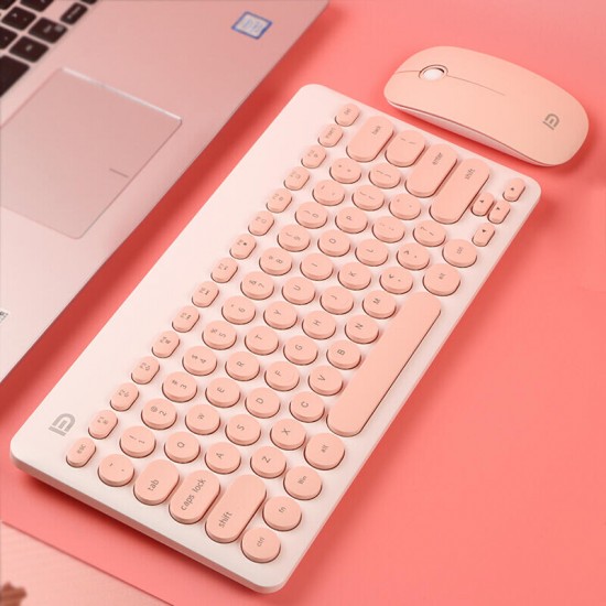 FD IK6620 2.4GHz Wireless Silent Keyboard & Mouse Set 79 Keys Keyboard 1500DPI Wireless Mouse with USB Receiver FD IK6620 2.4GHz Wireless Silent Keyboard & Mouse Set 79 Keys Keyboard 1500DPI Wireless Mouse with USB Receiver
