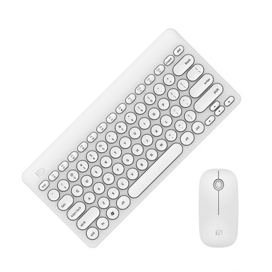 FD IK6620 2.4GHz Wireless Silent Keyboard & Mouse Set 79 Keys Keyboard 1500DPI Wireless Mouse with USB Receiver FD IK6620 2.4GHz Wireless Silent Keyboard & Mouse Set 79 Keys Keyboard 1500DPI Wireless Mouse with USB Receiver