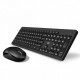 2.4GHz Wireless Keyboard & Mouse Combo Set 104 Keys 1600DPI IC Control Mouse