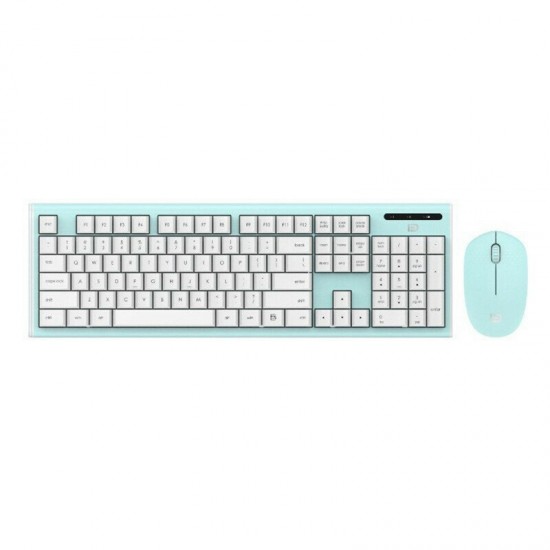 FD IK7500 2.4GHz Wireless Keyboard & Mouse Combo Set 104 Keys Ultra-thin Silent Keyboard 1600DPI IC Control Mouse with USB Receiver FD IK7500 2.4GHz Wireless Keyboard & Mouse Combo Set 104 Keys Ultra-thin Silent Keyboard 1600DPI IC Control Mouse with USB Receiver