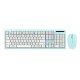 FD IK7500 2.4GHz Wireless Keyboard & Mouse Combo Set 104 Keys Ultra-thin Silent Keyboard 1600DPI IC Control Mouse with USB Receiver