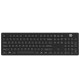 FD K3 Portable Wireless Silent 104 Keys Keyboard Ultra-thin USB Office Chocolate Cap Keyboard with 2.4GHz USB Receiver