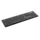 FD K3 Portable Wireless Silent 104 Keys Keyboard Ultra-thin USB Office Chocolate Cap Keyboard with 2.4GHz USB Receiver