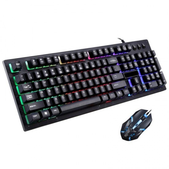 G20 104 Keys Mechanical Hand Feel Colorful Backlight Gaming Keyboard and Mouse Combo Set G20 104 Keys Mechanical Hand Feel Colorful Backlight Gaming Keyboard and Mouse Combo Set