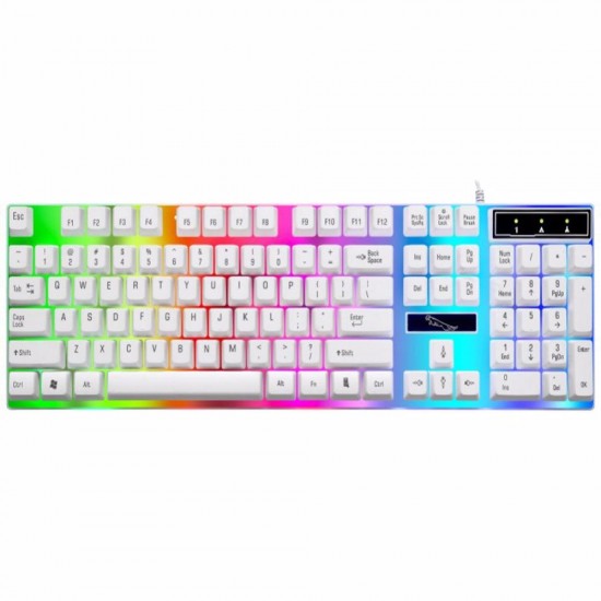 G21 104 Key Colorful Backlit Gaming Keyboard and 1600DPI Optical Gaming Mouse Combo Set