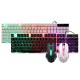 GT300 104 Keys ColorfulBacklight USB Wired Gaming Keyboard And 1000DPI LED Gaming Mouse Set