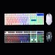 GTX300 104 Keys Punk Circular KeyCap Backlit Gaming Keyboard and Mouse Combo