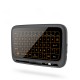 H18+2.4Ghz Backlit Mini Wireless Keyboard Airmouse Full Screen No Alphabet Mouse Remote Control for PC Android Tv Box PS3