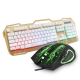 KM-690 USB Wired Gaming Keyboard 3 Color LED Backlit 2400DPI Gaming Mouse Combo KM-690 USB Wired Gaming Keyboard 3 Color LED Backlit 2400DPI Gaming Mouse Combo