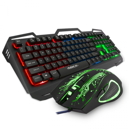 KM-690 USB Wired Gaming Keyboard 3 Color LED Backlit 2400DPI Gaming Mouse Combo KM-690 USB Wired Gaming Keyboard 3 Color LED Backlit 2400DPI Gaming Mouse Combo