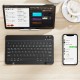 V750B 87 Keys Wireless bluetooth Keyboard Home Office Keyboard for IOS / Android / Windows