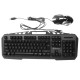 JK890 Colorful Backlight Alloy Panel USB Wired Gaming Keyboard 2400DPI LED Gaming Mouse Combo