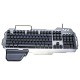 Keyboard LED Backlight Gaming Keyboard with Mechanical Feeling 104 Keys Waterproof Material Keyboard Holder for PC Gamer Home Office