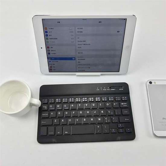 Keyboard Slim Bluetooth Wireless Keyboard For iPad Apple Mac Computer IOS Windows Android Tablet