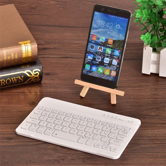 Keyboard Slim Bluetooth Wireless Keyboard For iPad Apple Mac Computer IOS Windows Android Tablet
