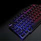 LED Backlit Gaming Keyboard+2400DPI Mouse Sets+Mouse Pad USB Wired Keyboard Set